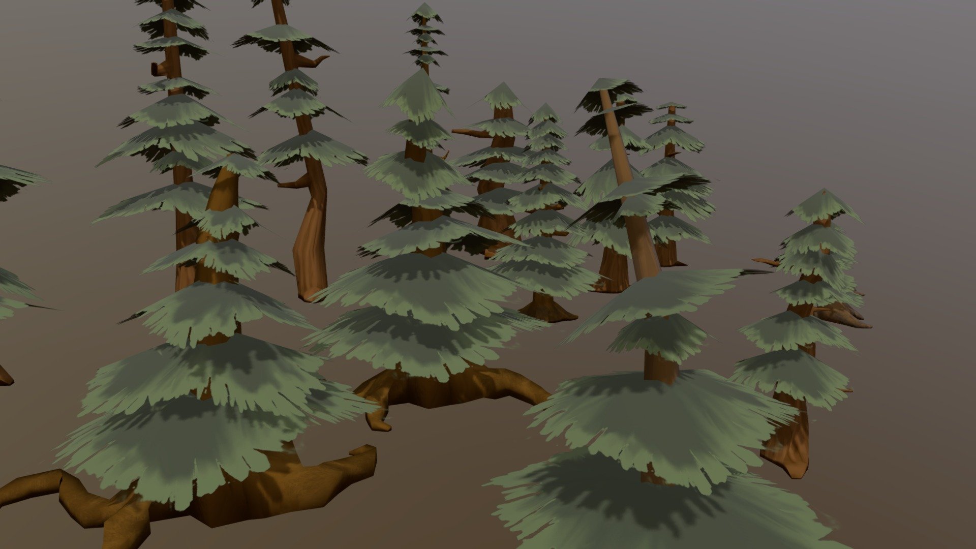 Forest asset pack 3d model