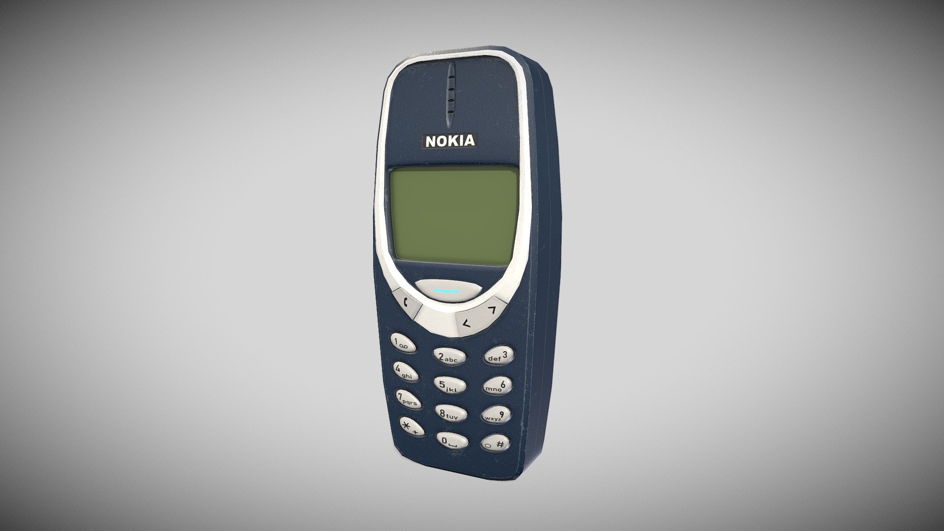 Nokia Mobile Lowpoly 3d model