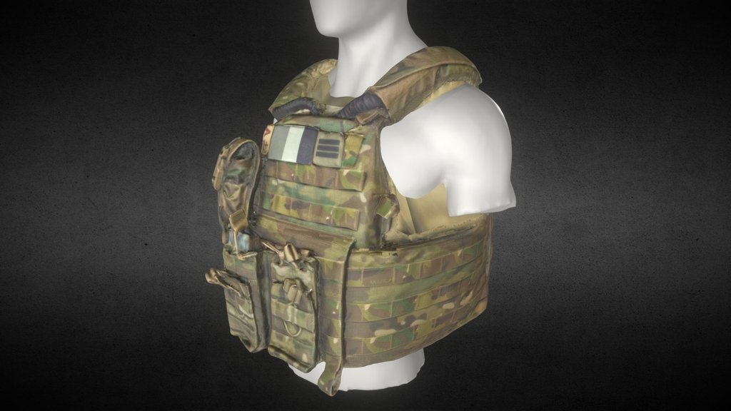 Bulletproof Vest 1 3d model