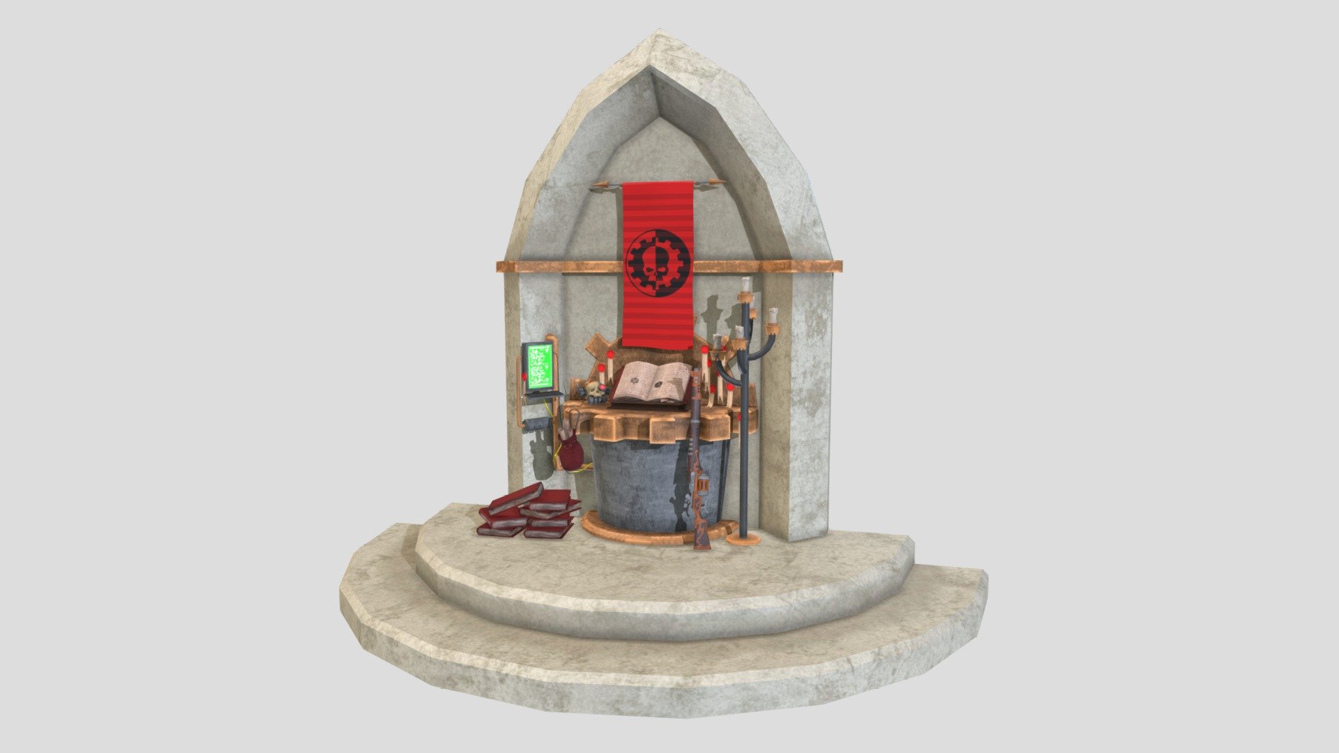 Altar Adeptus Mechanicus 3d model