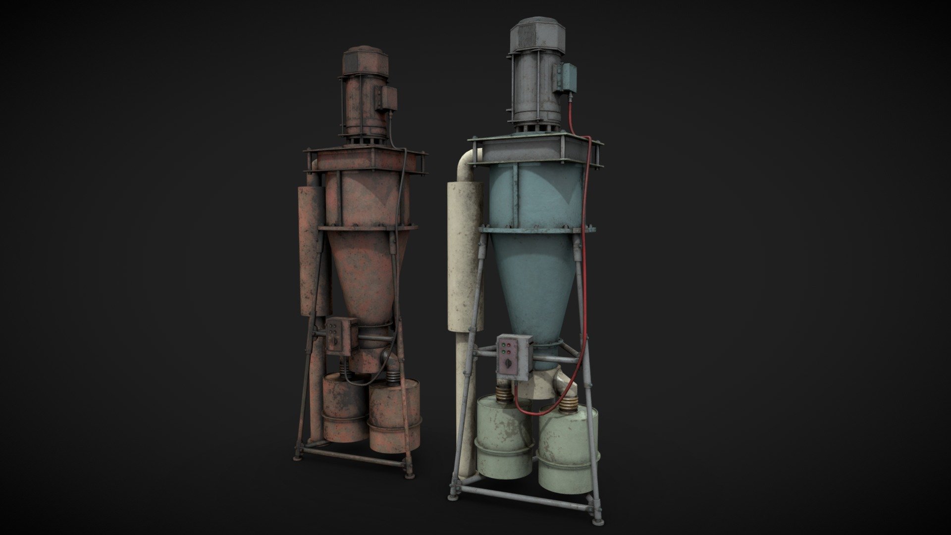 Machinery device 3d model