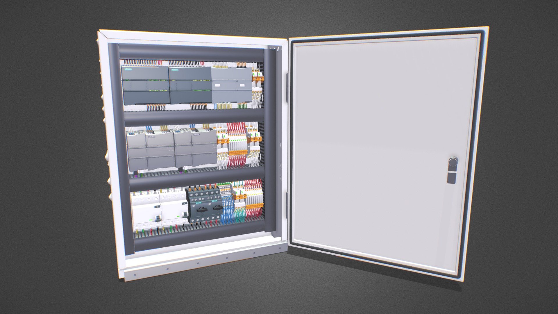 Electric Control Panel 3d model