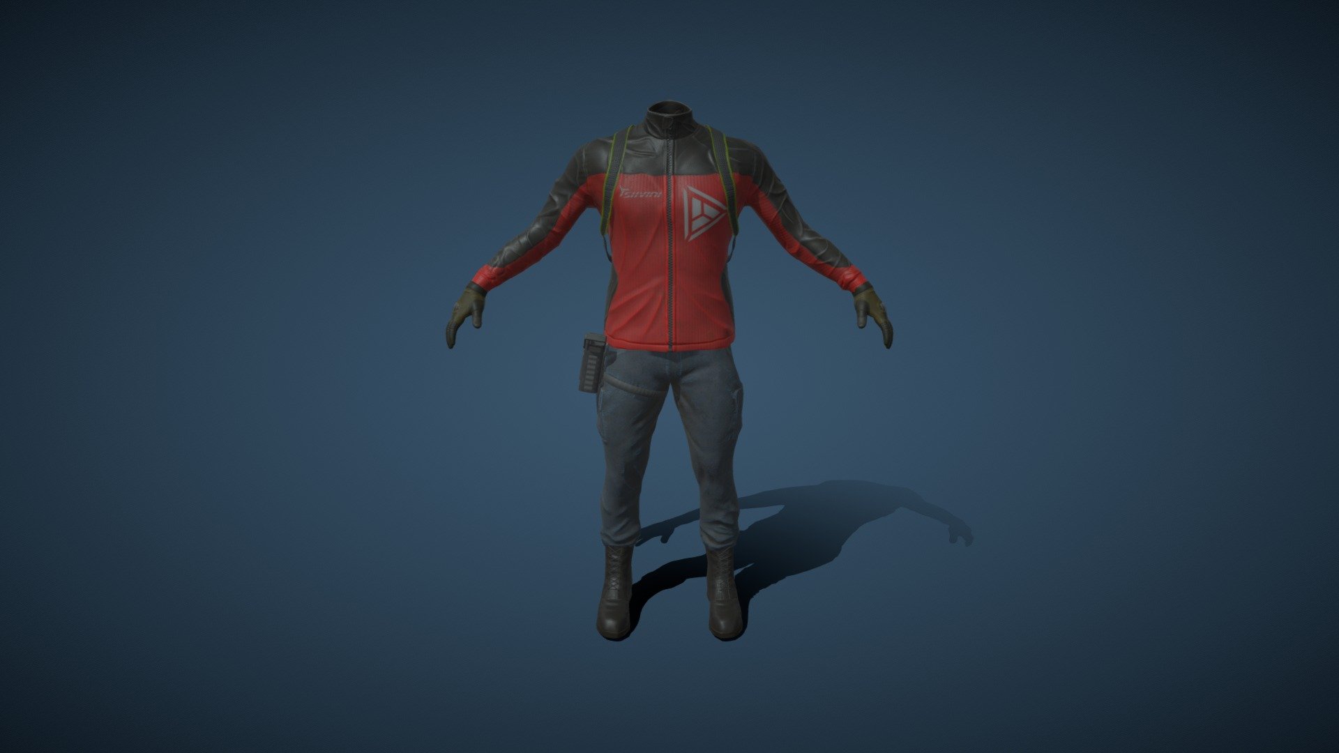 Clothes Character 3d model