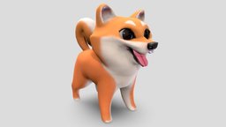 Cartoon Shiba Inu