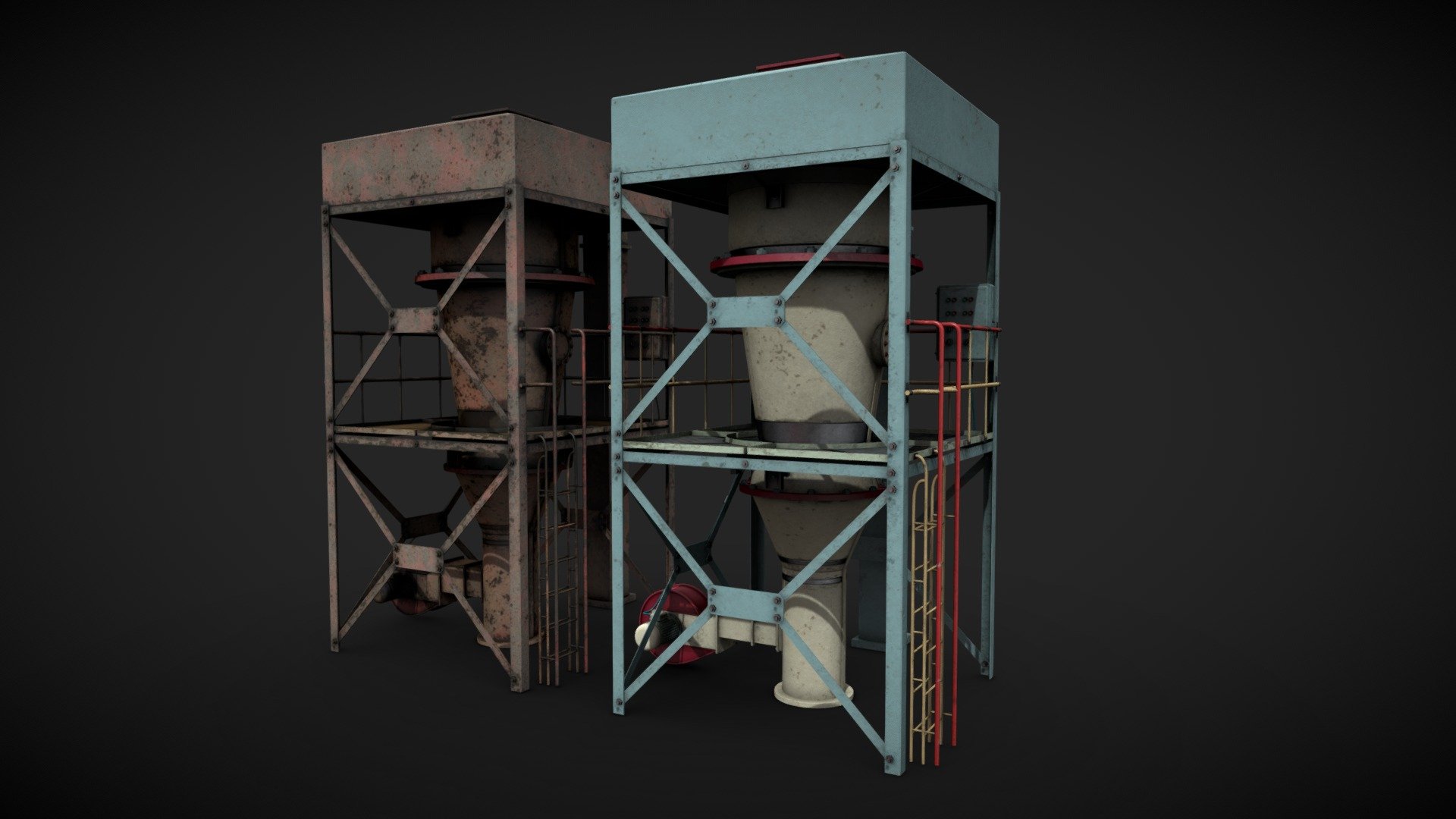 Machinery device 3d model