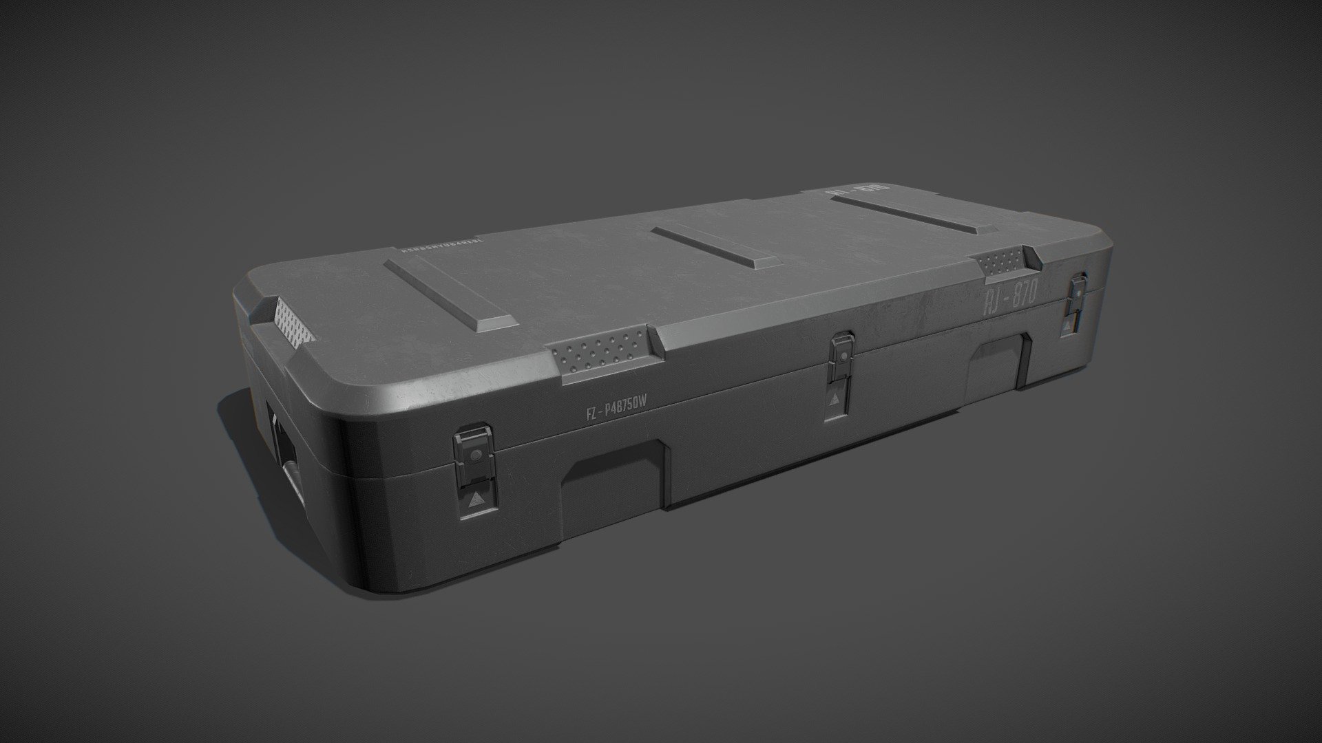 Animated Military Case 11 3d model