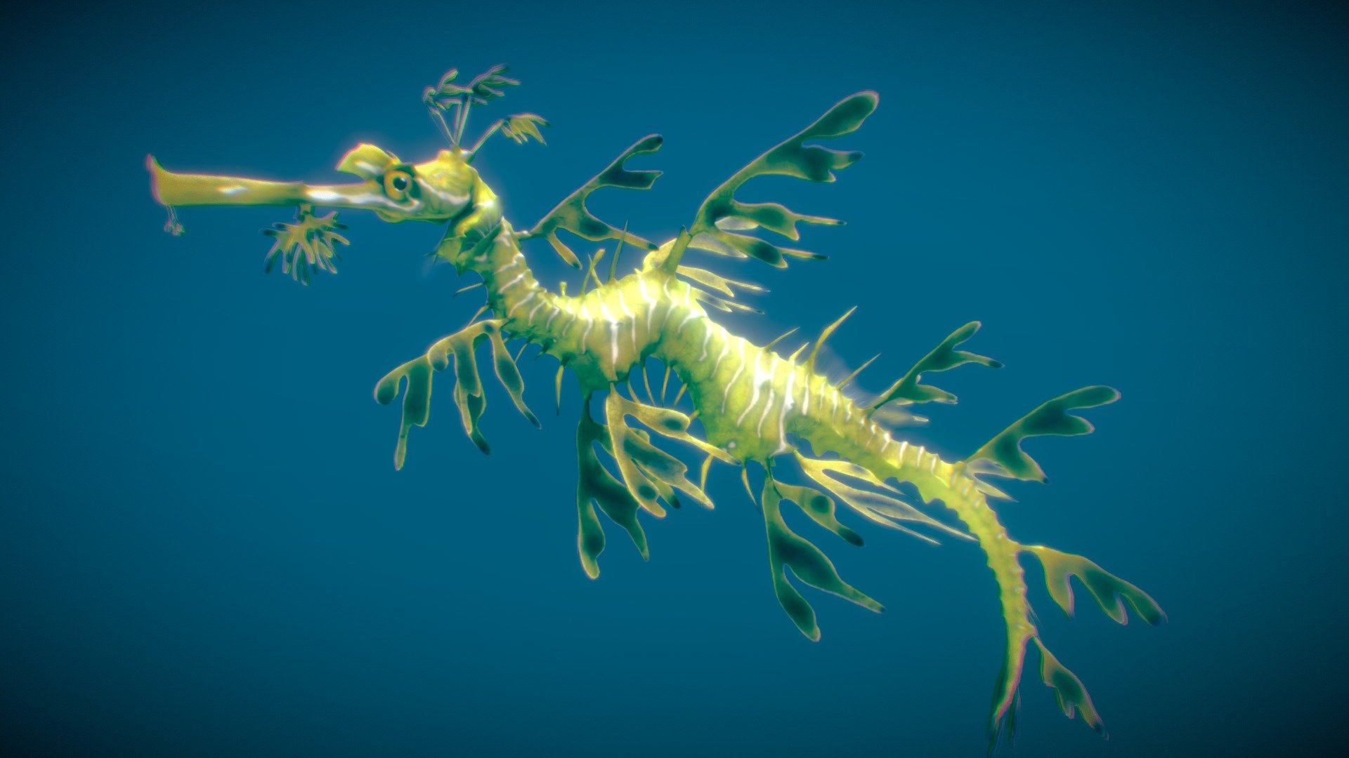 Leafy Seadragon 3d model