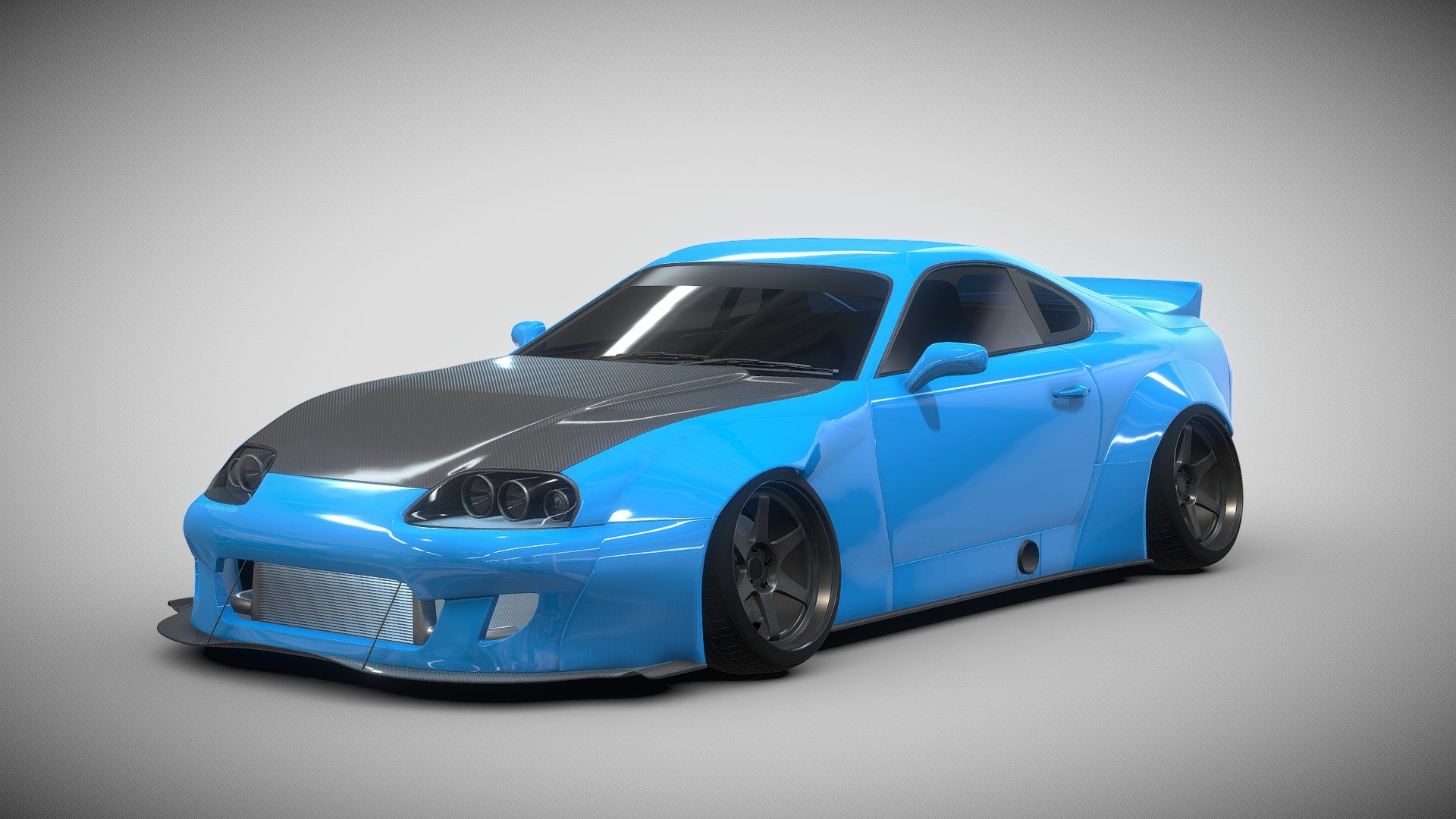 Toyota Supra MK4 Rocket Bunny 3d model