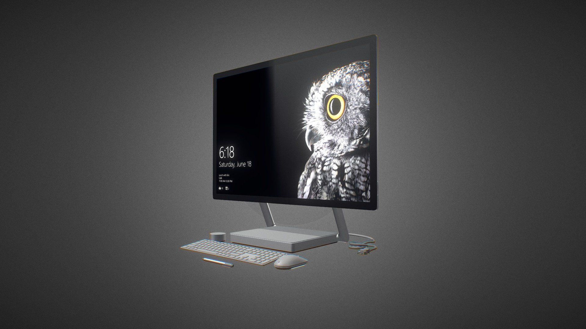 Microsoft Surface Studio for Element 3D 3d model