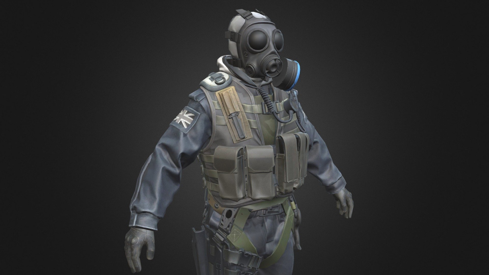 csgo character Ctm SAS 3d model