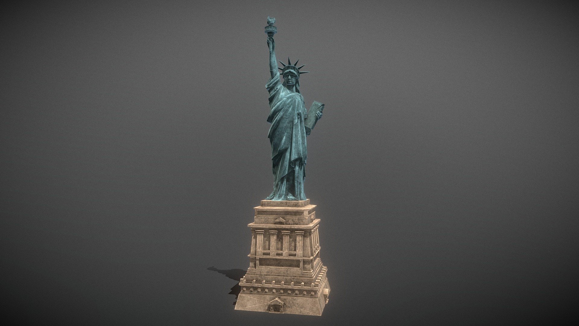 The Statue Of Liberty 3d model