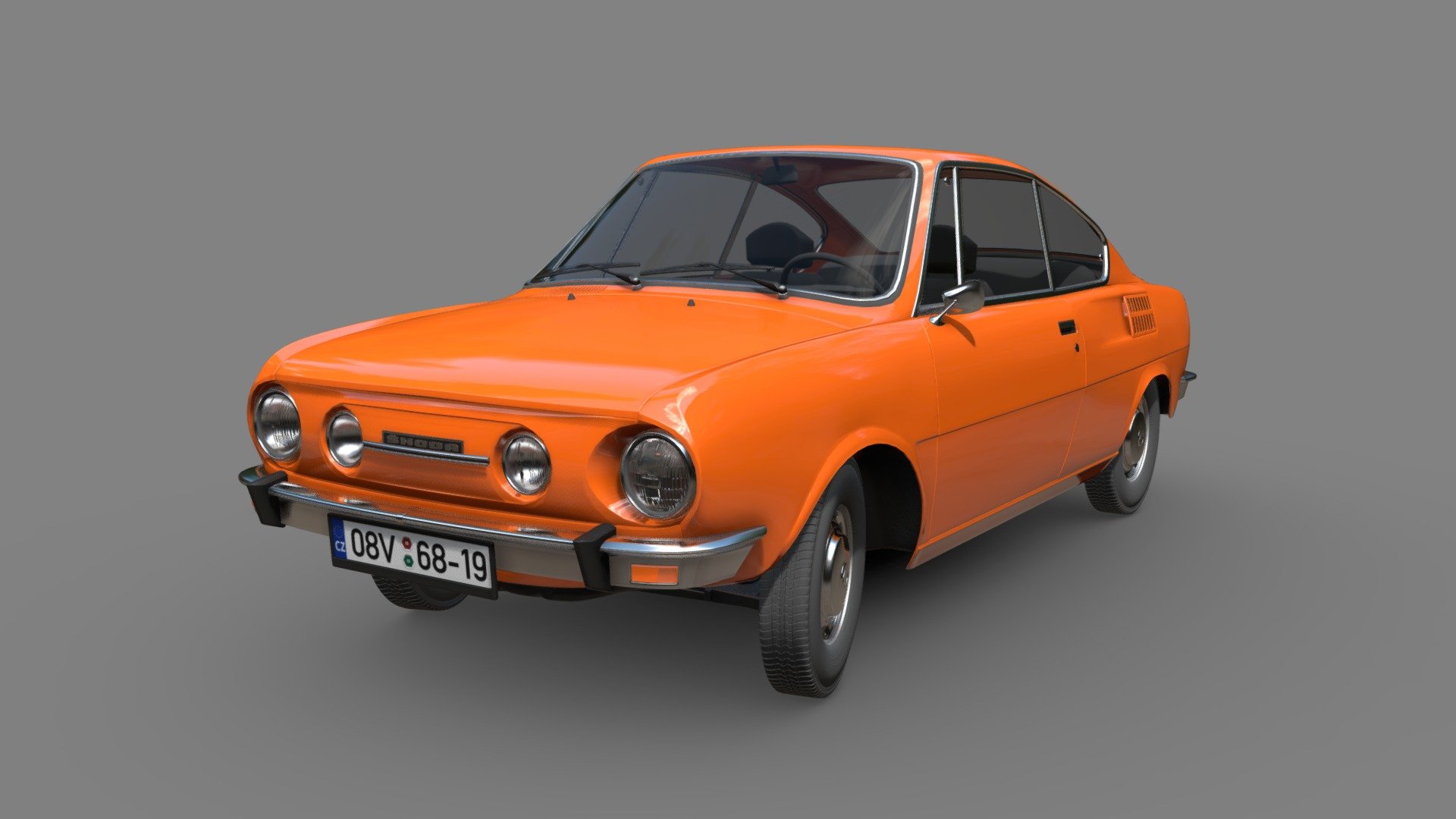 Škoda 110R Coupe 3d model