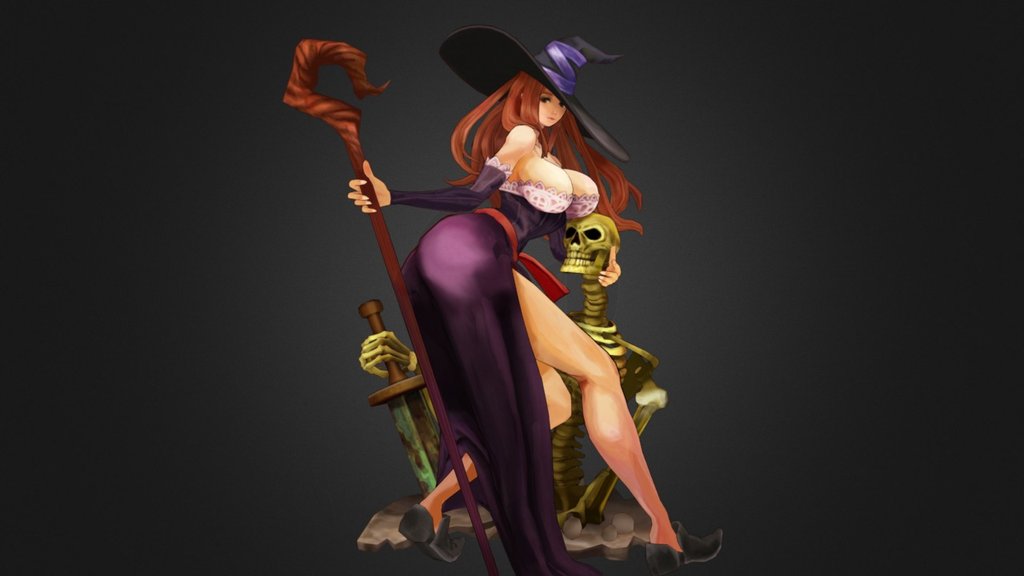 Dragons Crown Sorceress 3d model