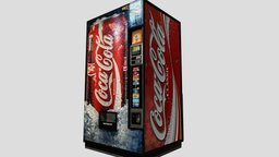 Coca-Cola Vending Machine (low-poly) Prop