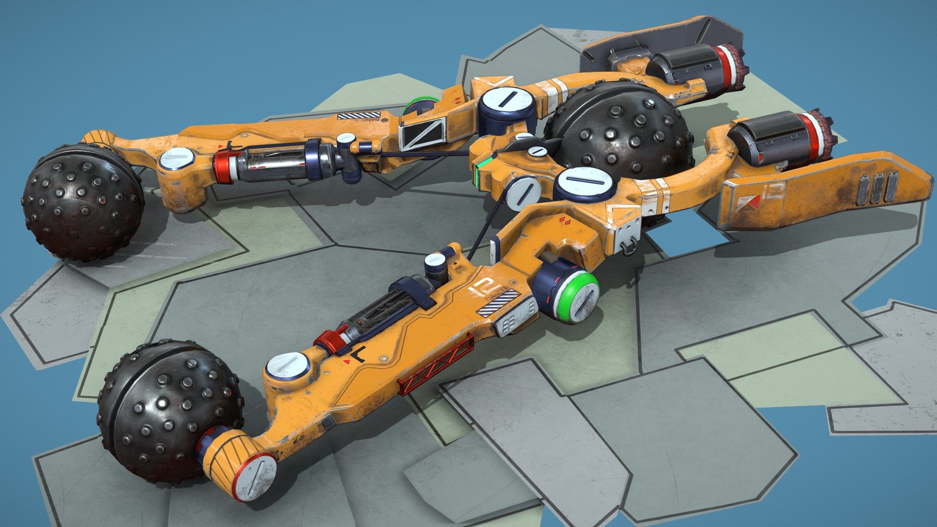 Fast Vehicle 3d model