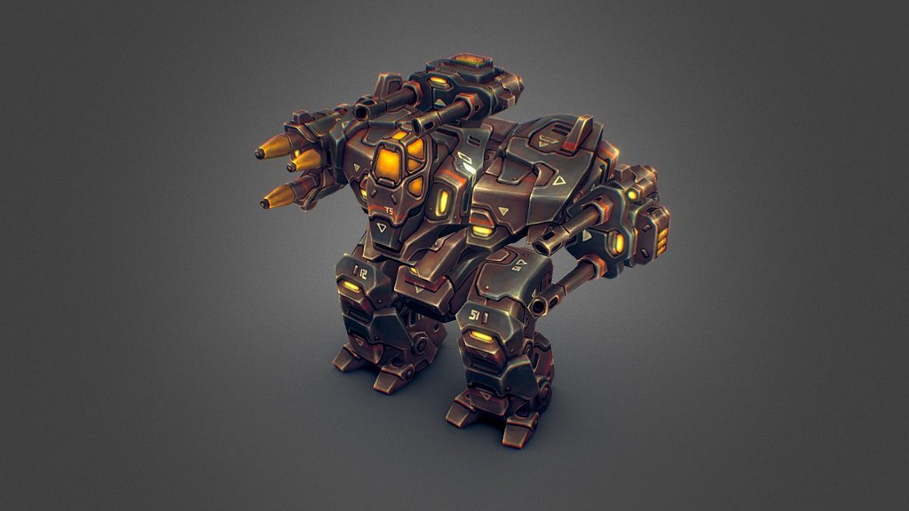 Mech Constructor: Heavy Mech 3d model