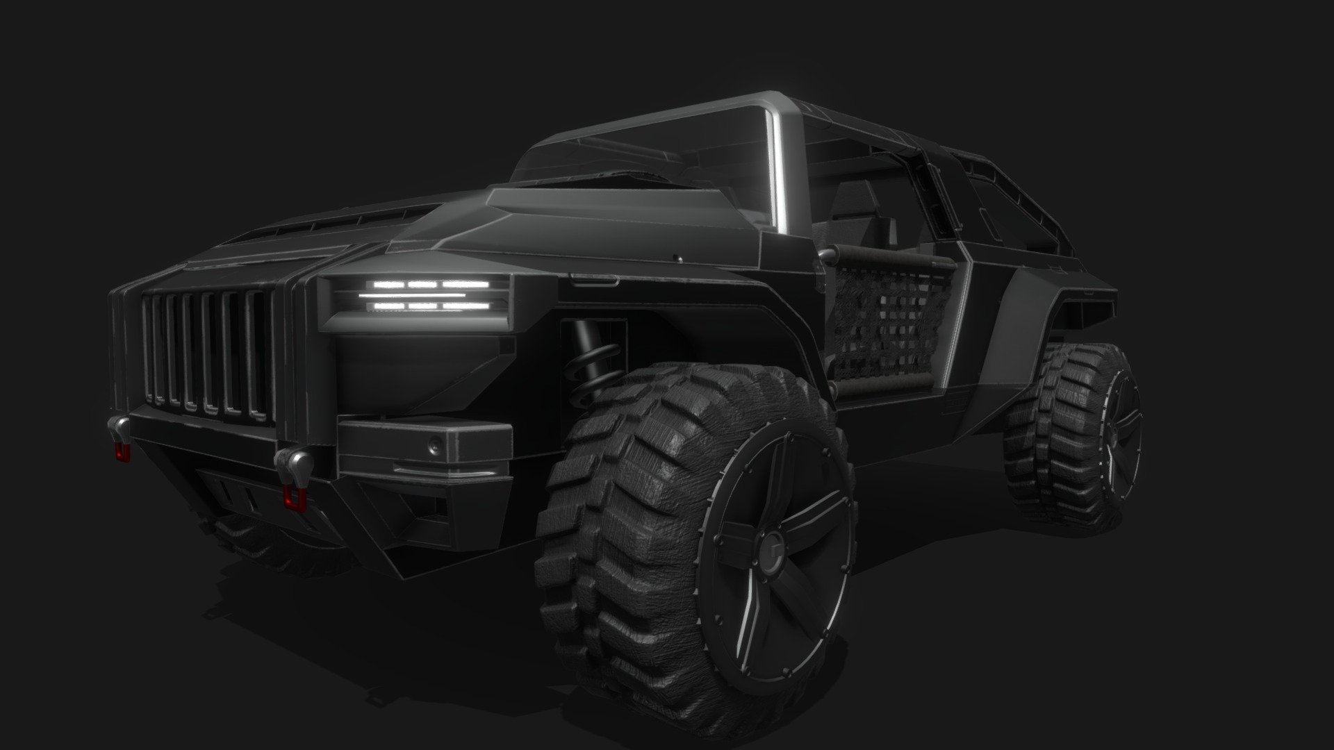 MUTE CACTUS JEEP 3d model