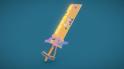 Geometric Sword Stylized