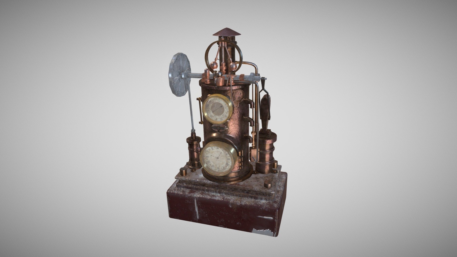 Máquina Steampunk // Steampunk Machine 3d model