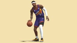 3D rigged Torrey Craig Phoenix Suns NBA