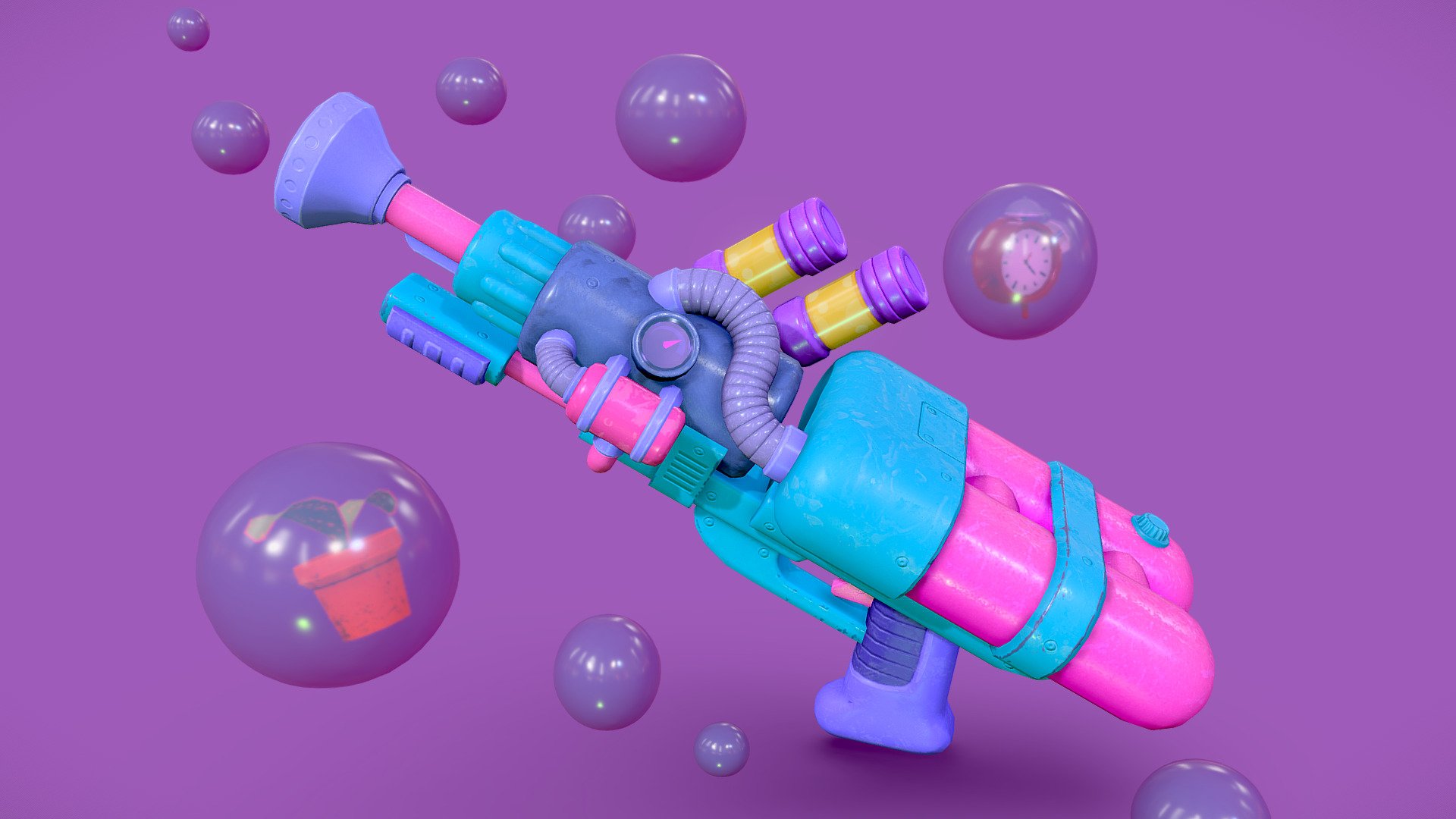 The Super Bubbler 3d model