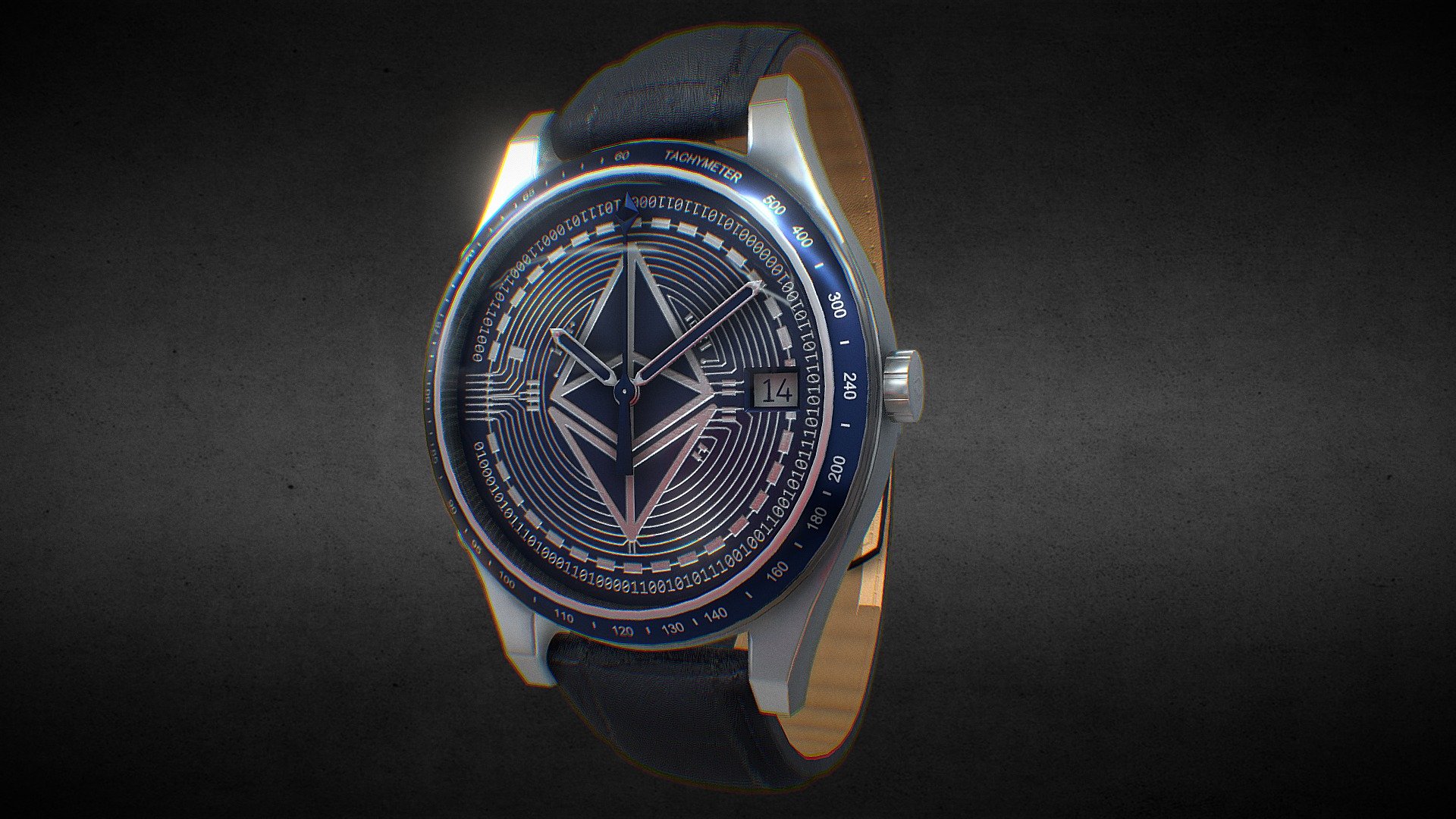 Ethereum watch 3d model