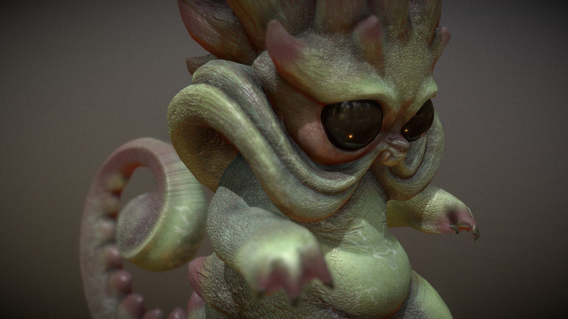 Random creature 3d model