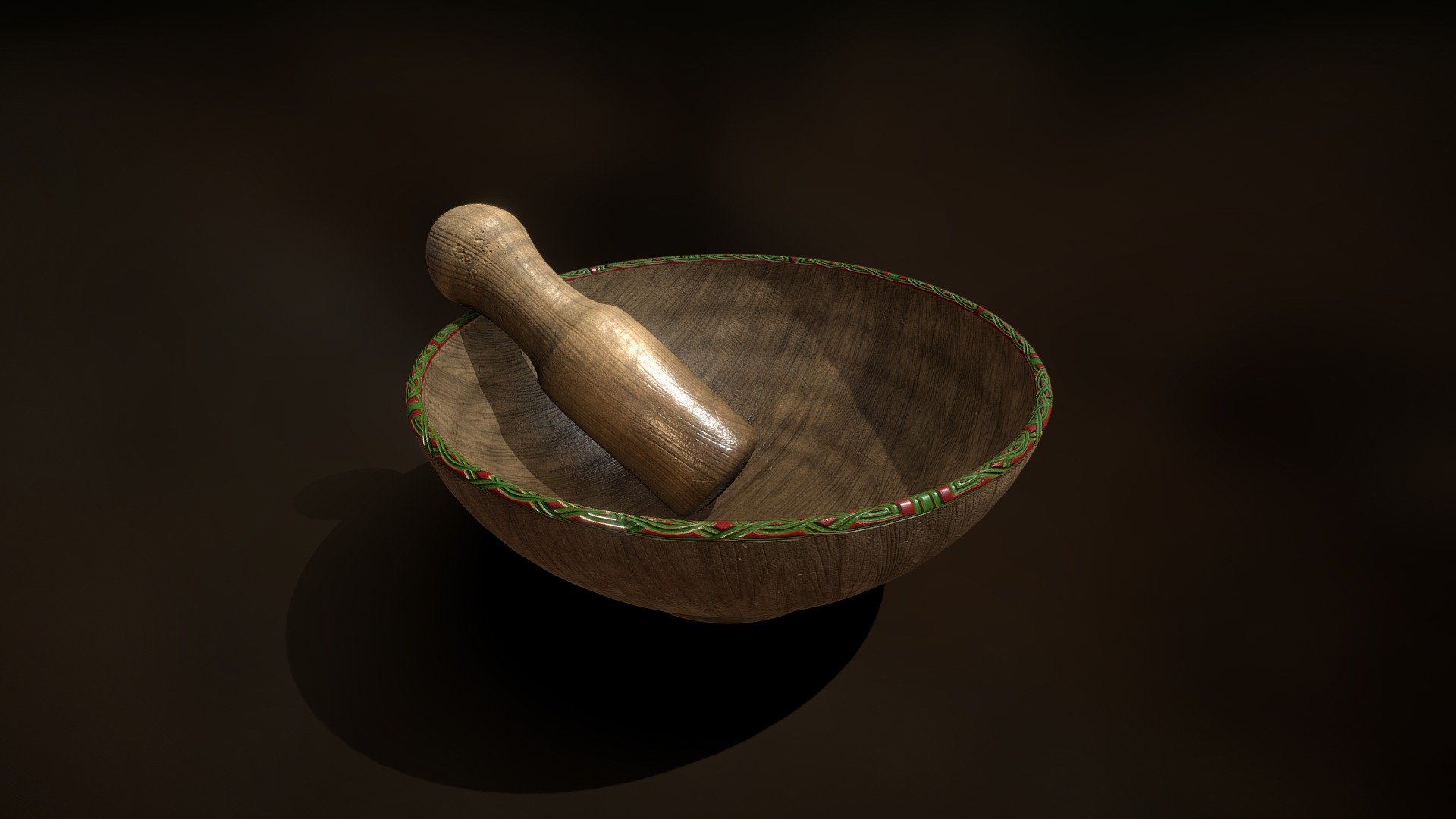 Old mortar 3d model