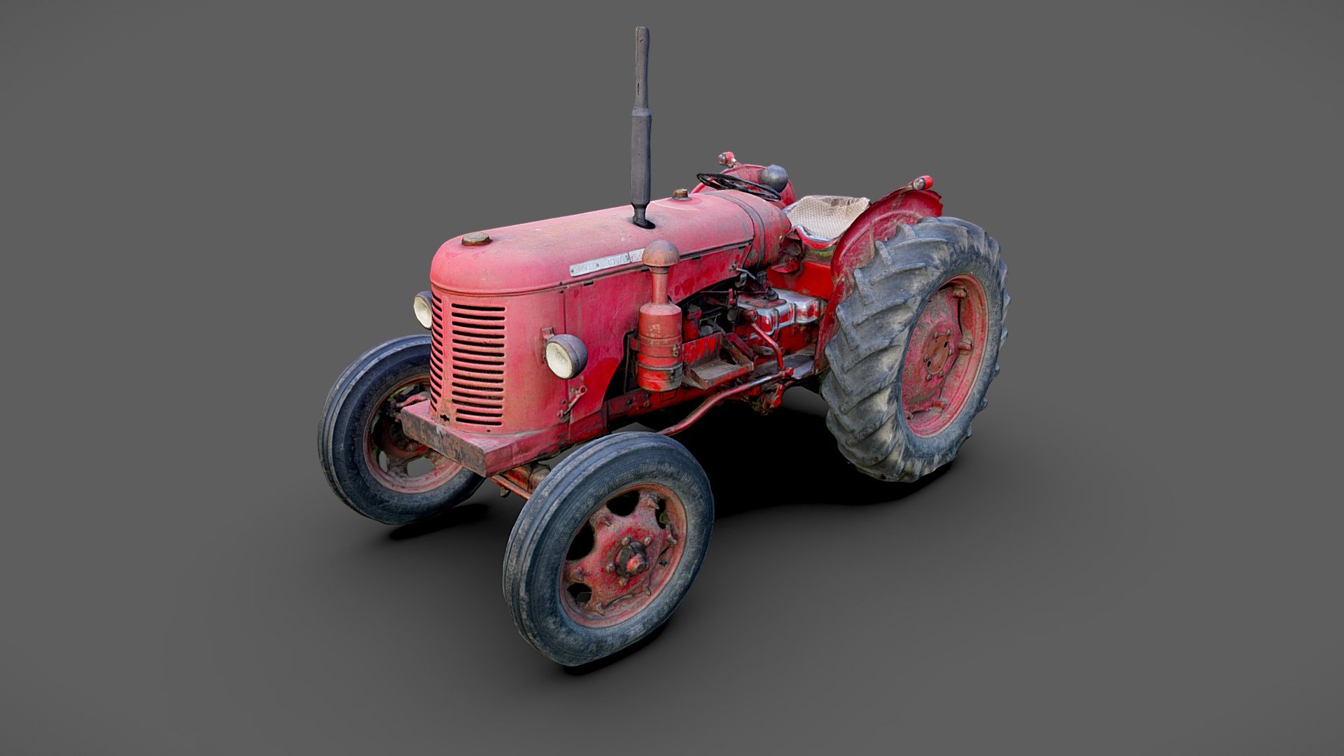 David Brown 25D tractor 3d model