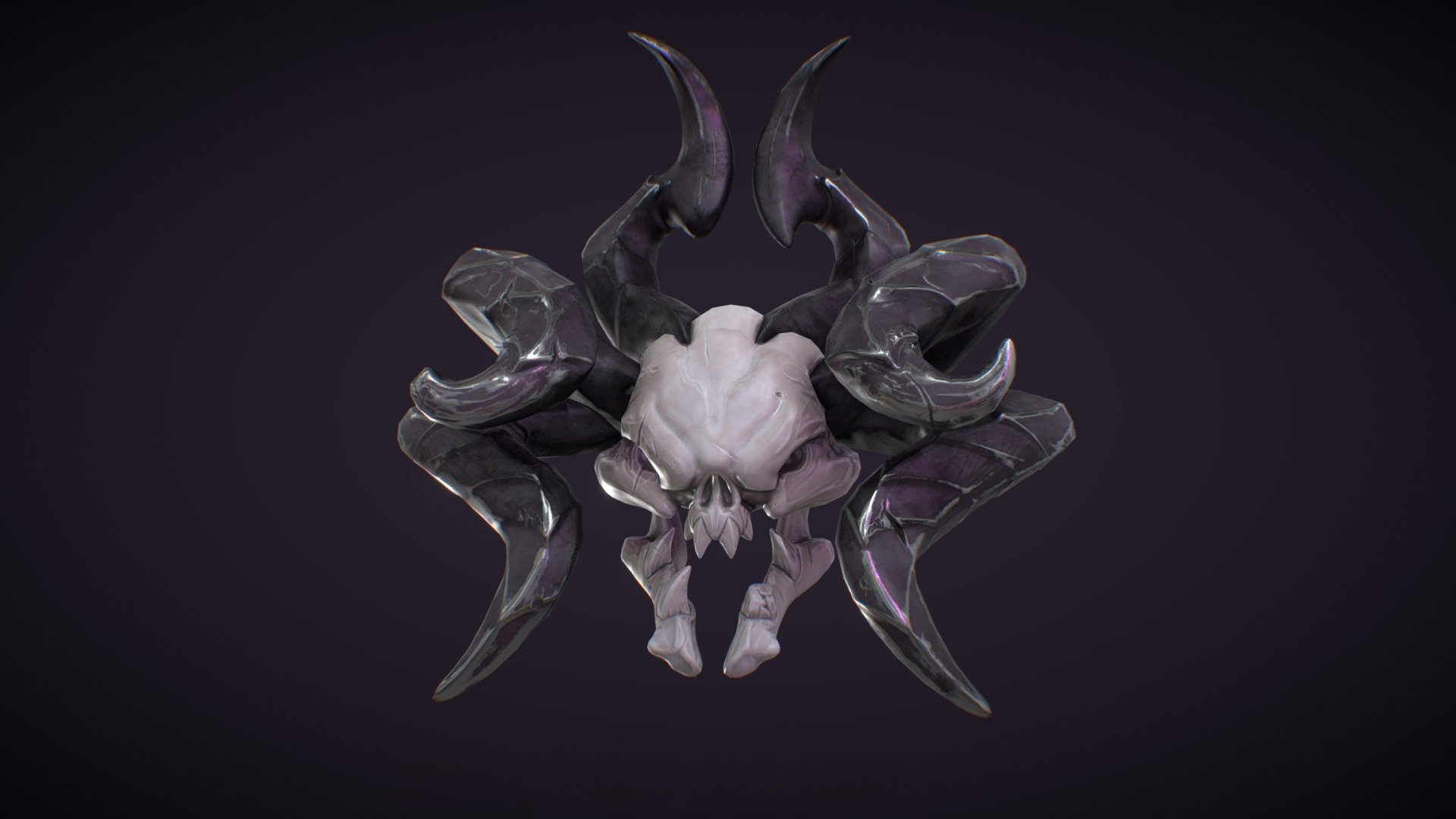 Demon skull 💀 3d model