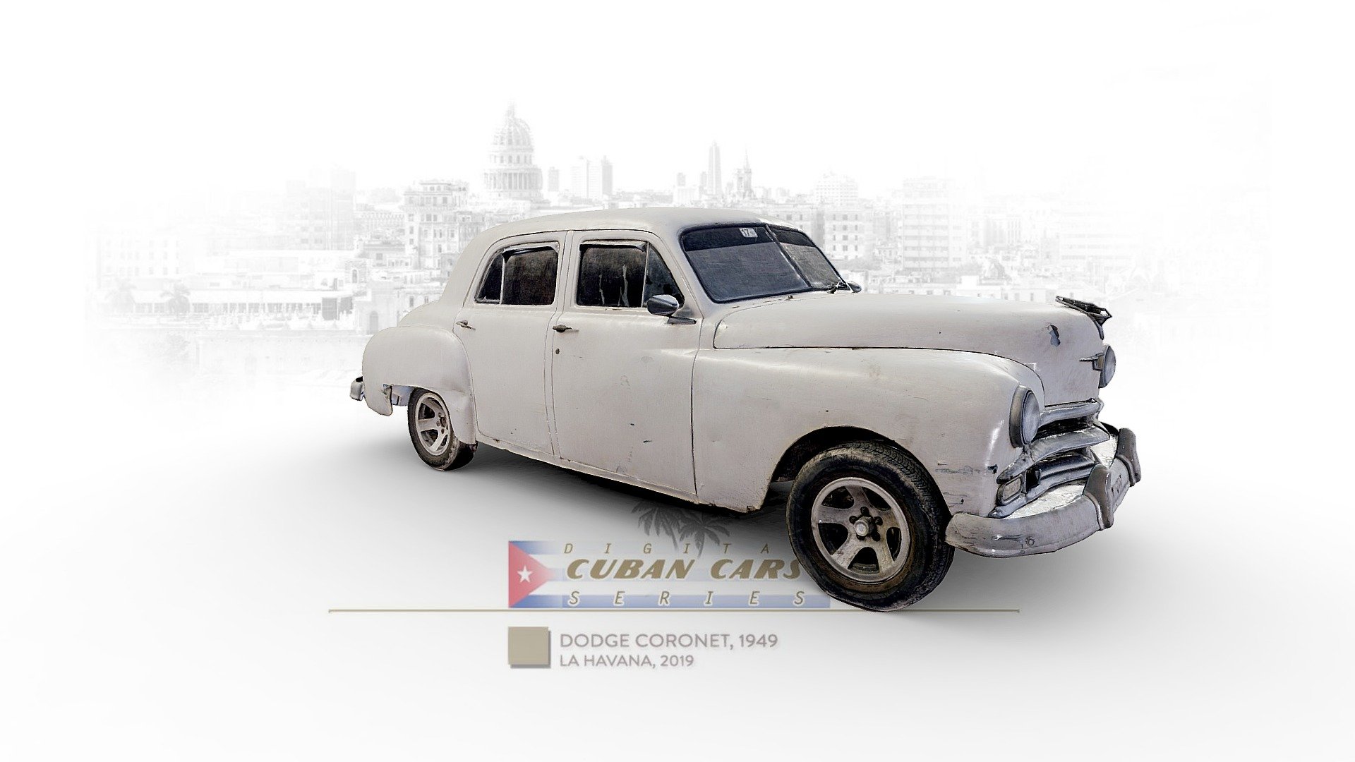 Dodge Coronet (1949) in La Havana 3d model