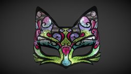 Masquerade Cat Mask / Carnival mask