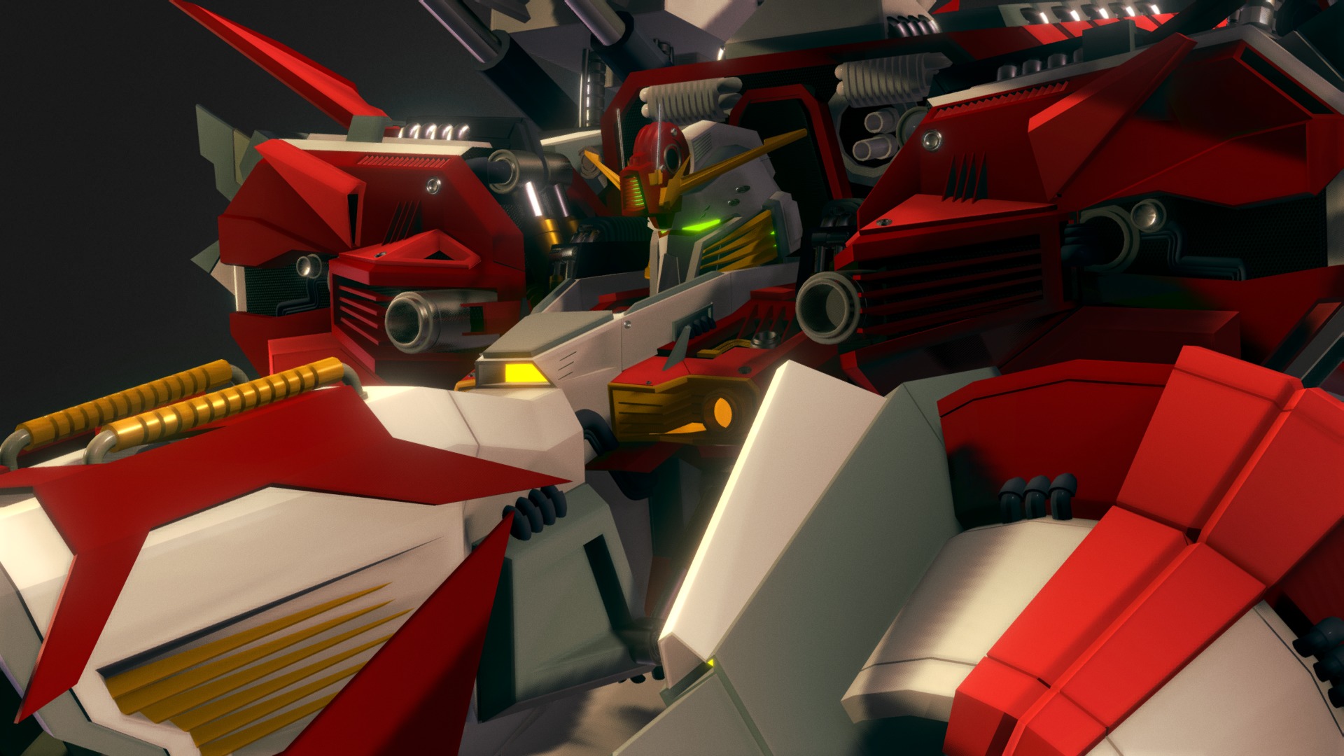 Ex-s Gundam Deep striker 3d model