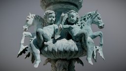 Fountain in Zamość, Poland