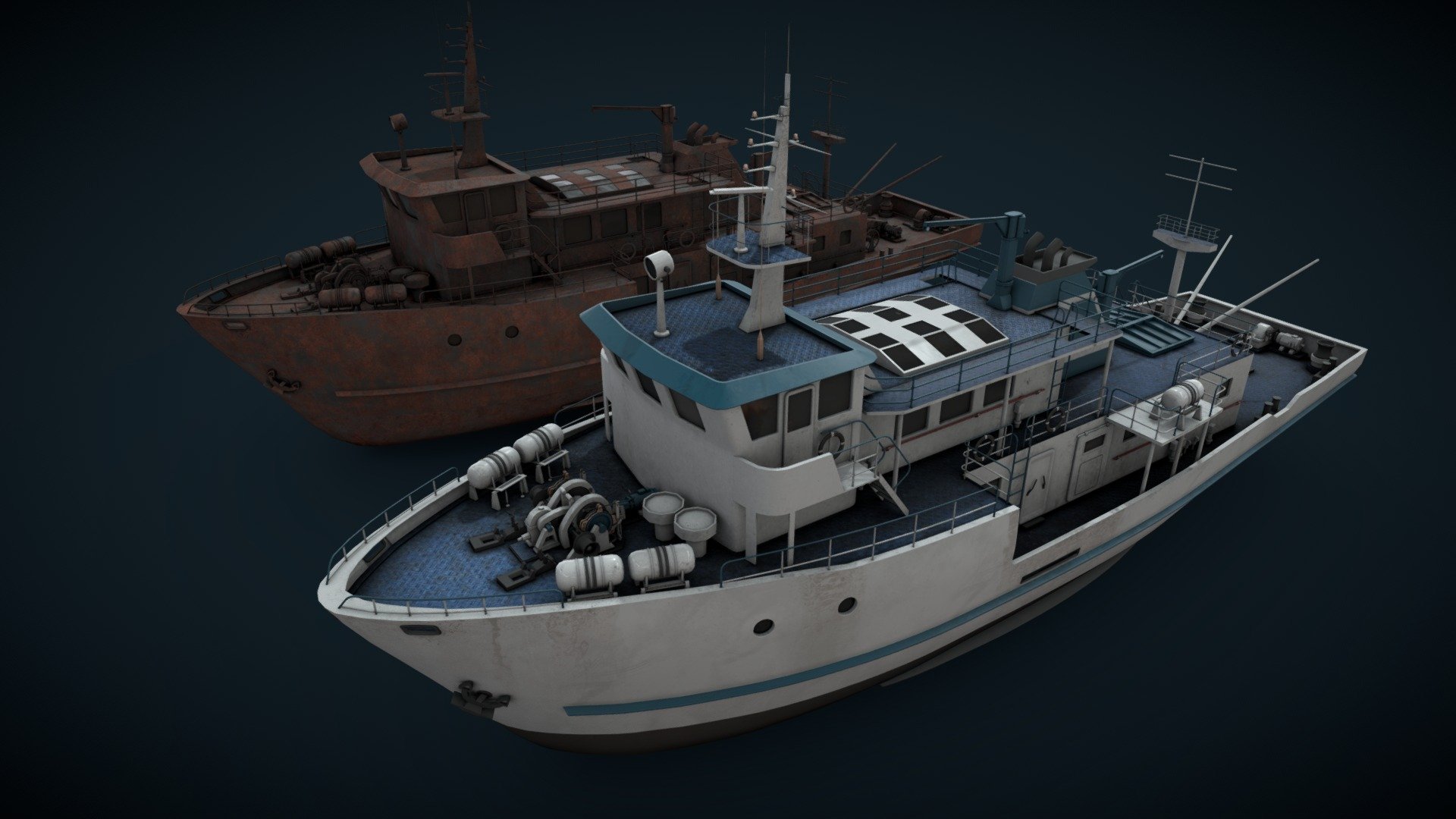 Supply vessel 3d model