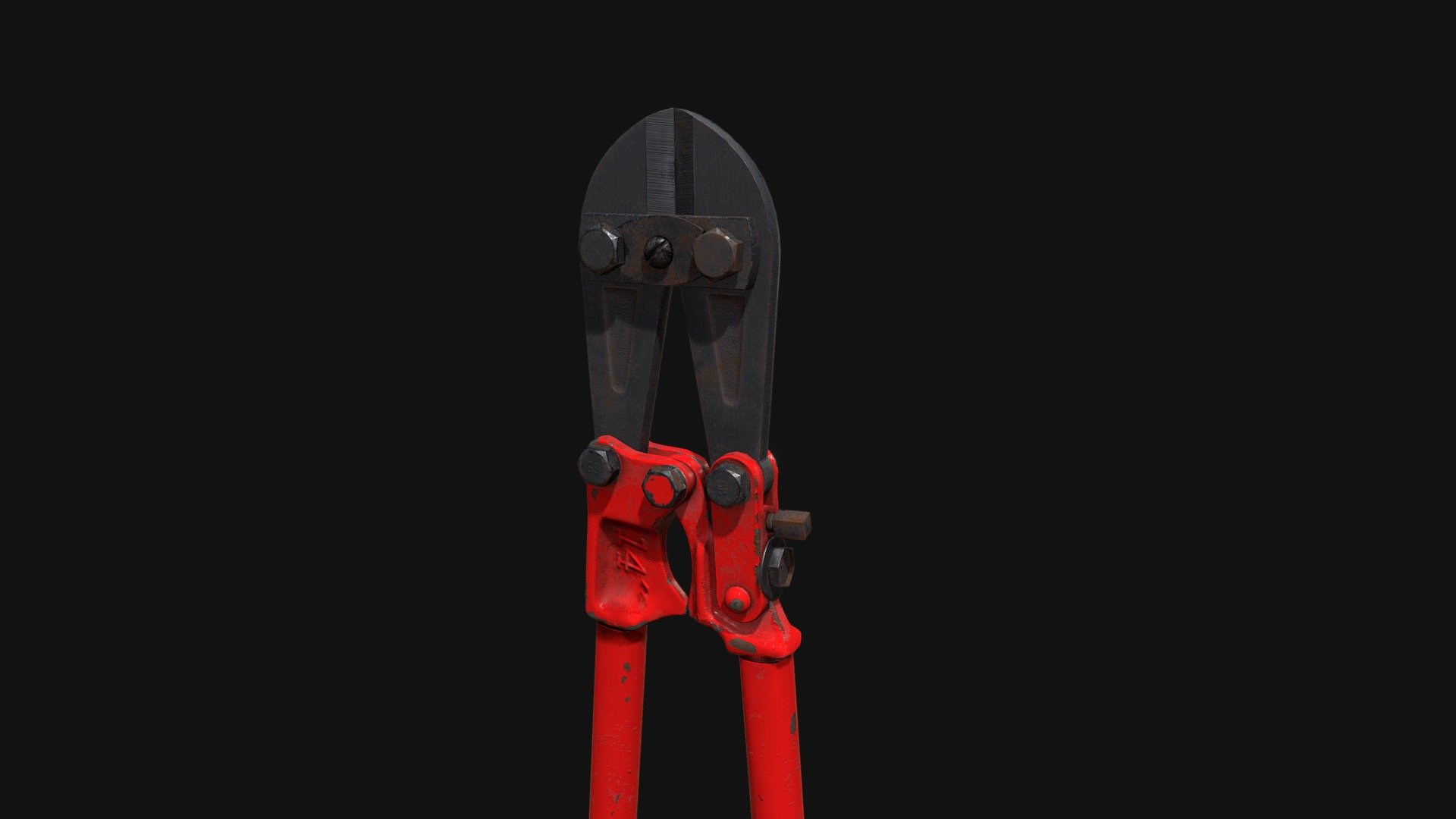 Animated Bolt Cutter 3d model