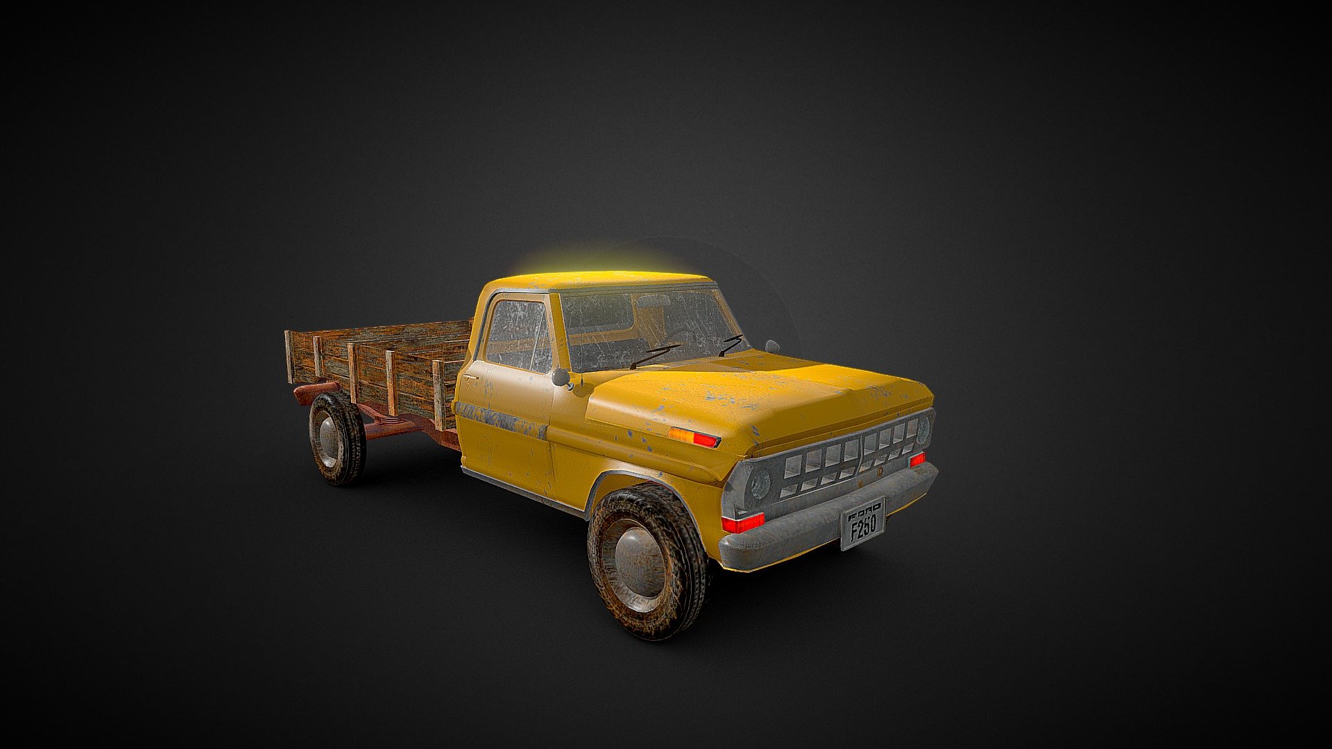 Ford_F250 3d model