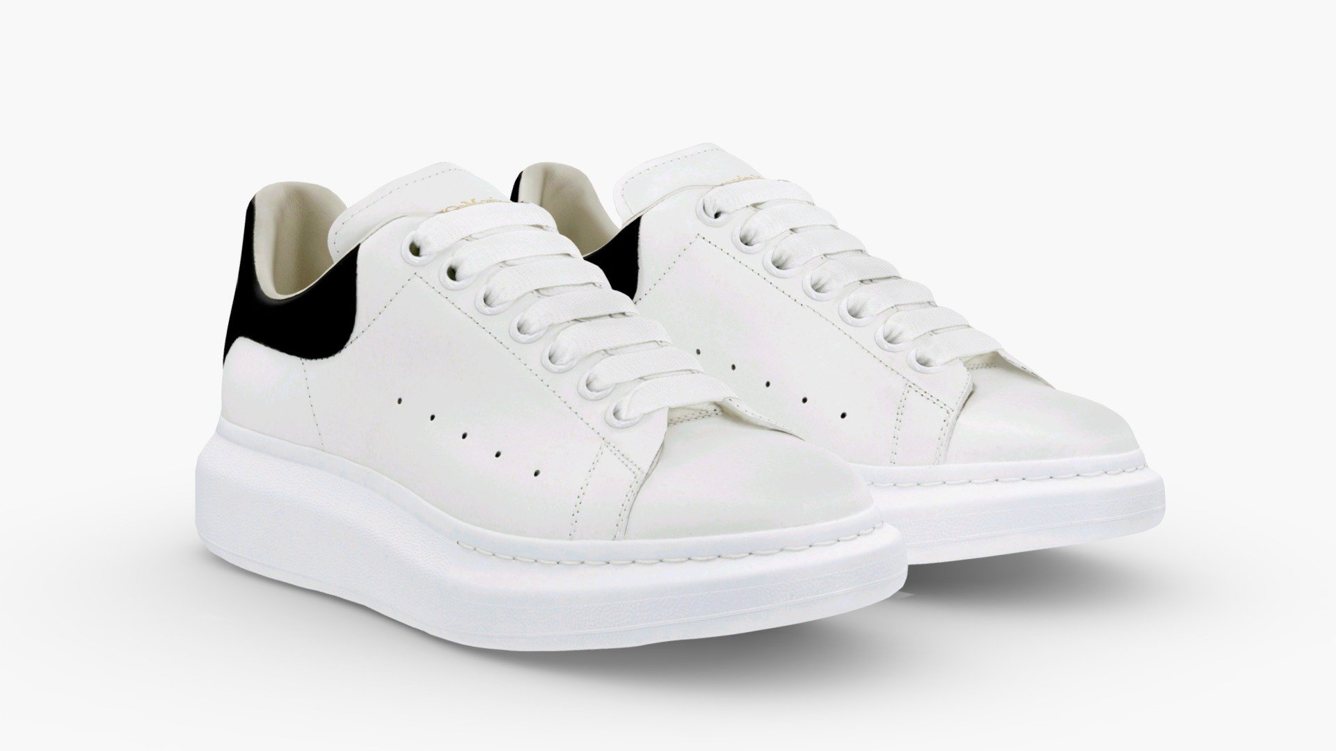 Alexander McQueen white sneaker 3d model