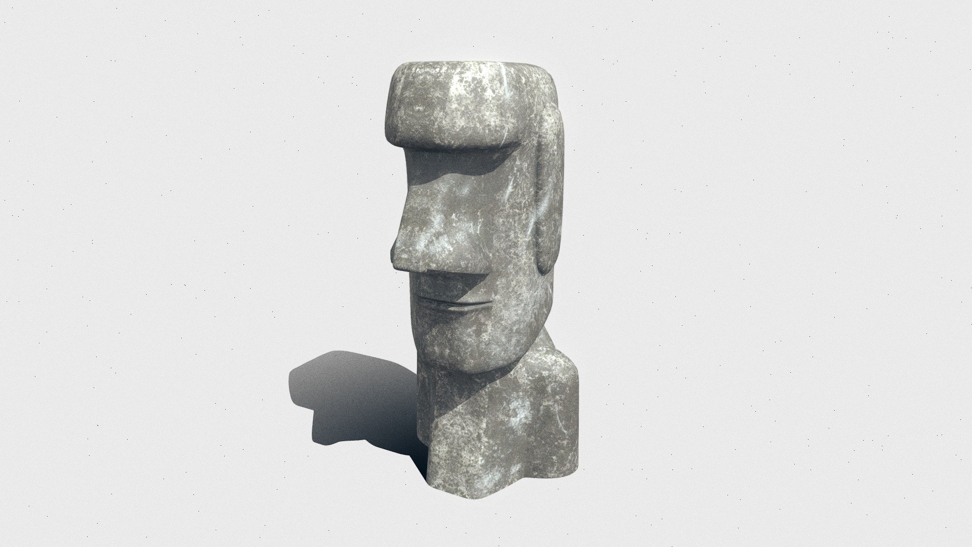 Easter Island Statue 3d model