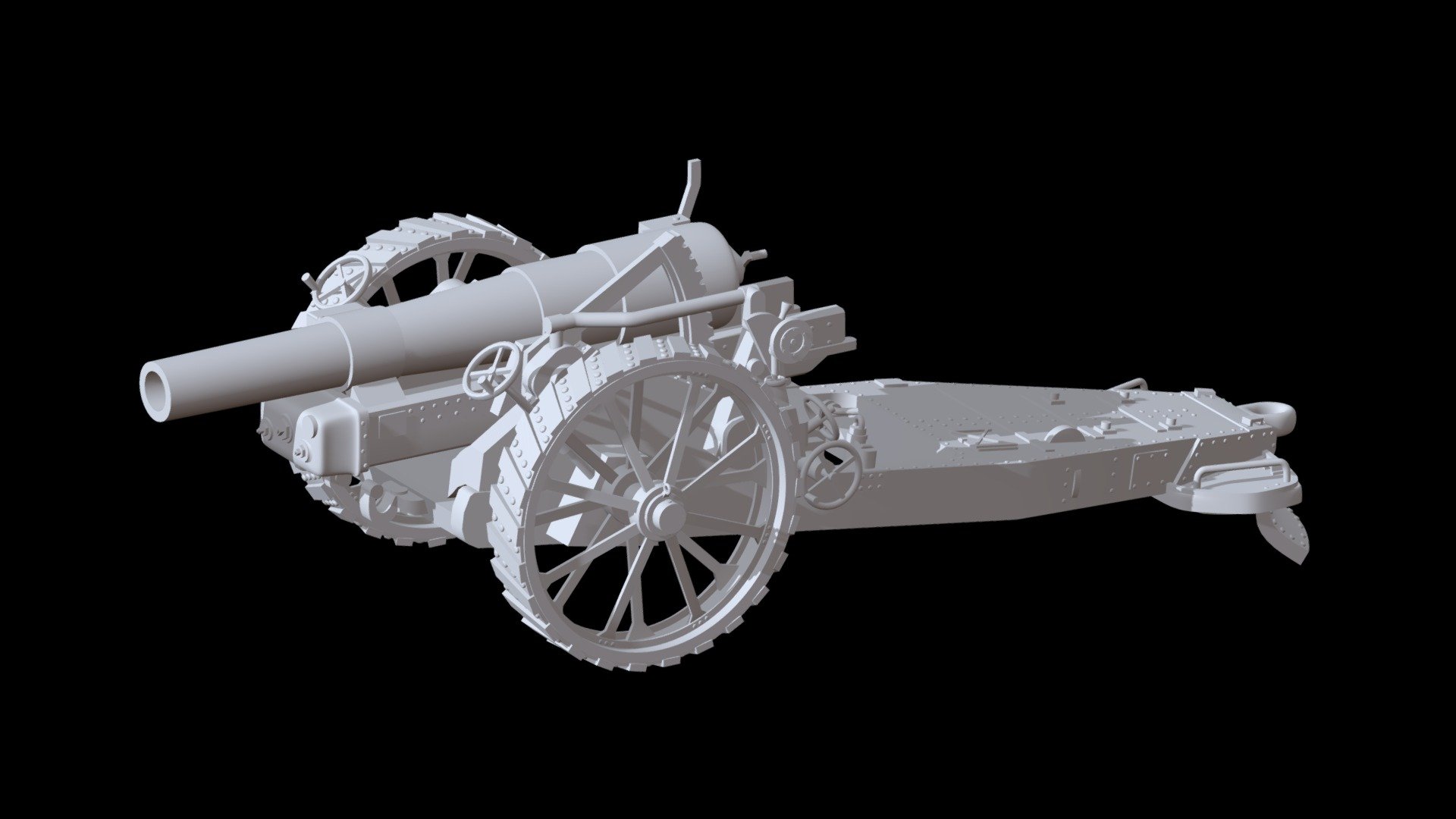 Howitzer Mark VI UK 3d model