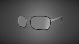 Stylized White Glasses Style 2