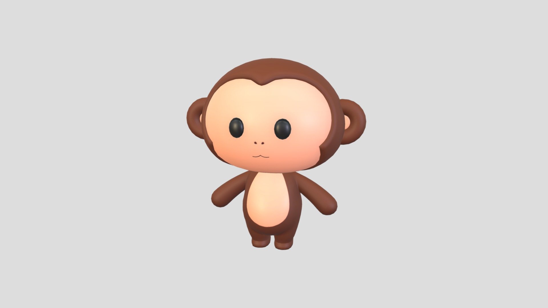 Character015 Monkey 3d model