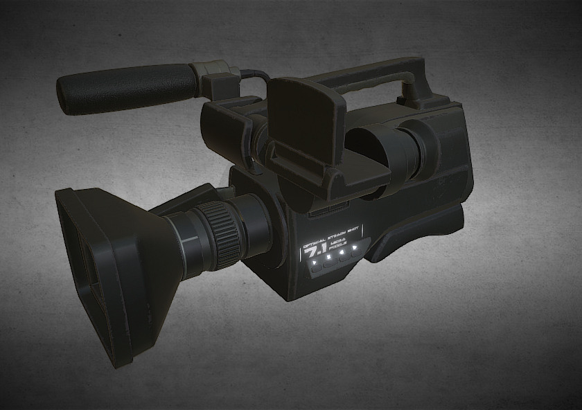 OLD VIDEO CAMERA 3d model