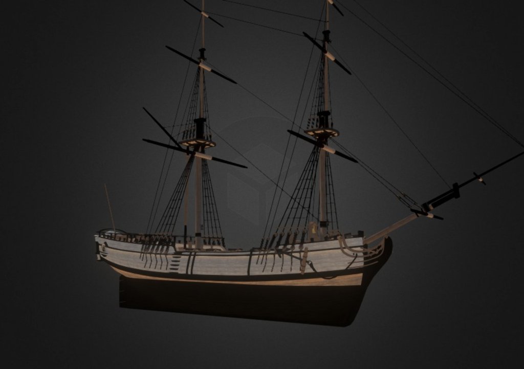 Merchant Snow 3d model