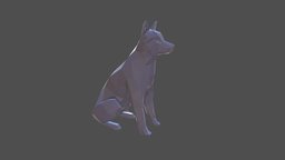 Husky Lowpoly