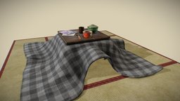 Japanese table kotatsu