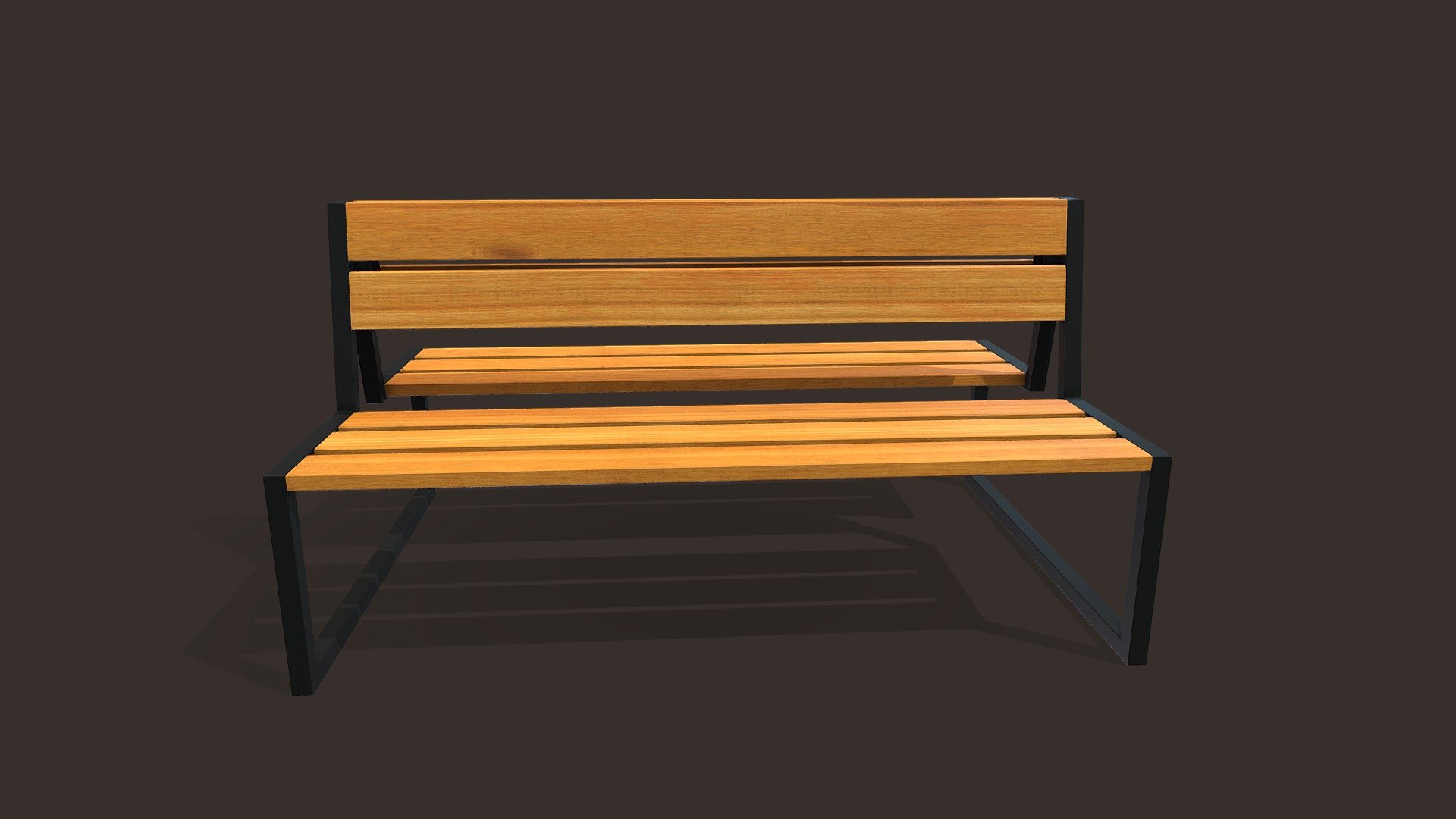 Park Bench 3d model