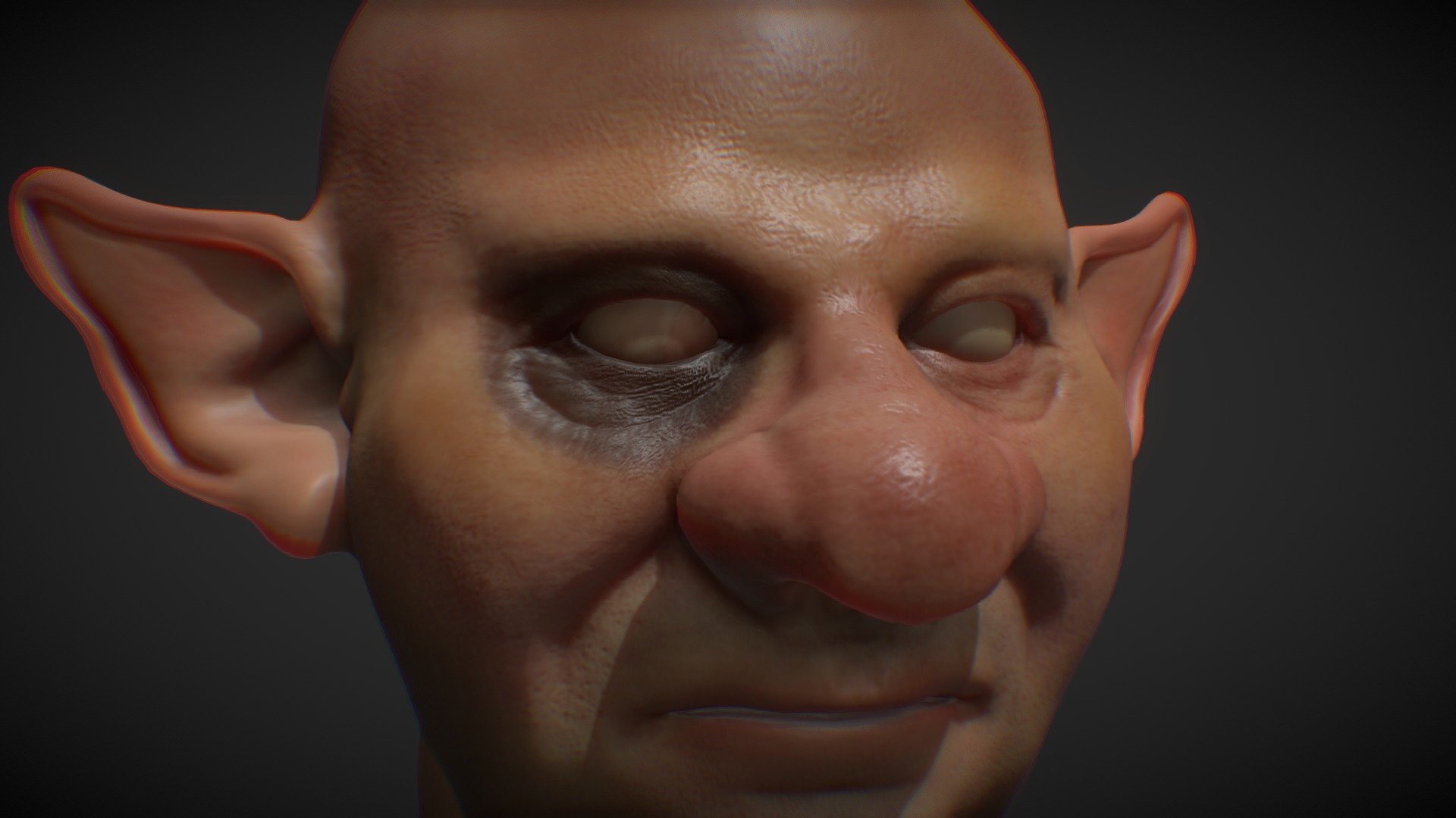 Goblin Head 3d model