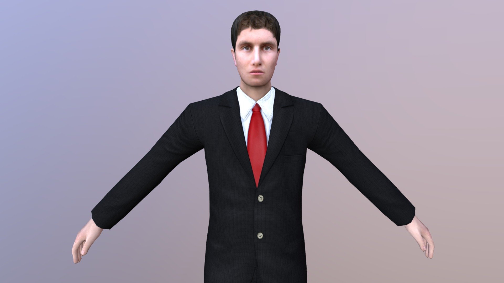 MAN 57 -WITH 250 ANIMATIONS 3d model