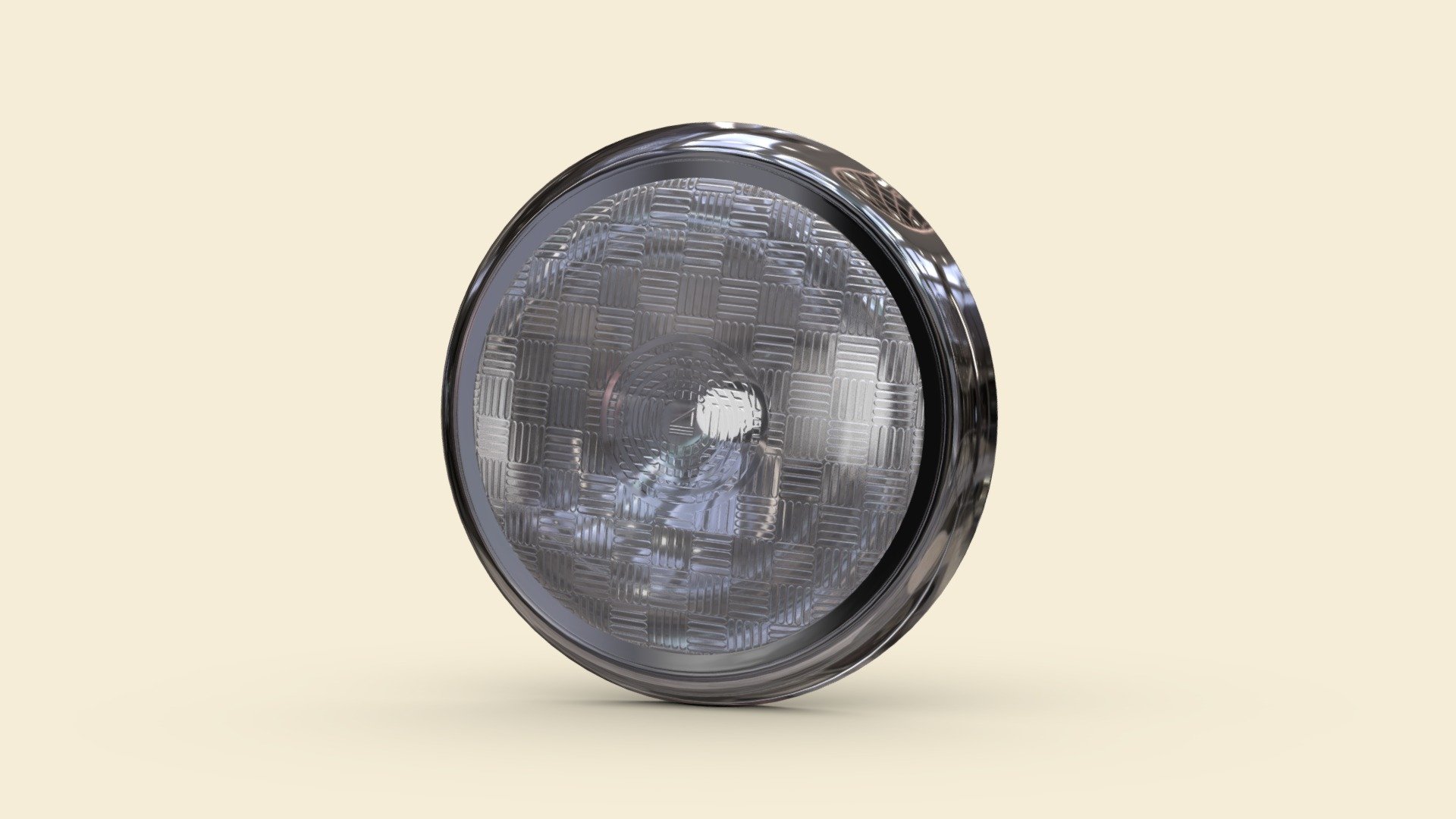 Round headlight 3d model